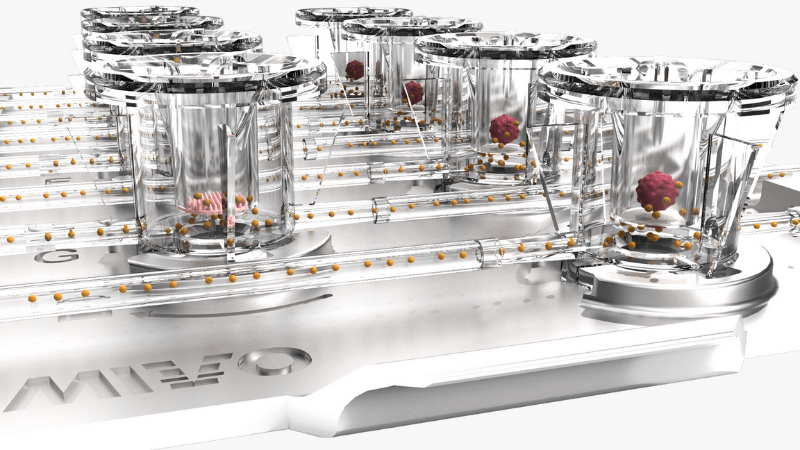 MIVO technology inside tokyo millifludic device react for life